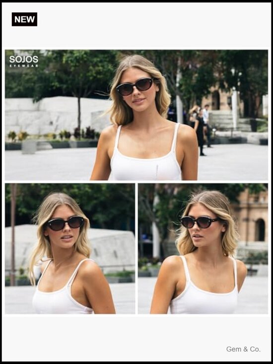 Trendy Oval Polarized Sunglasses UV Protection Retro Classic Shade with Case main image 6